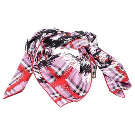 burberry fuchsia pink scarf|Burberry silk scarf.